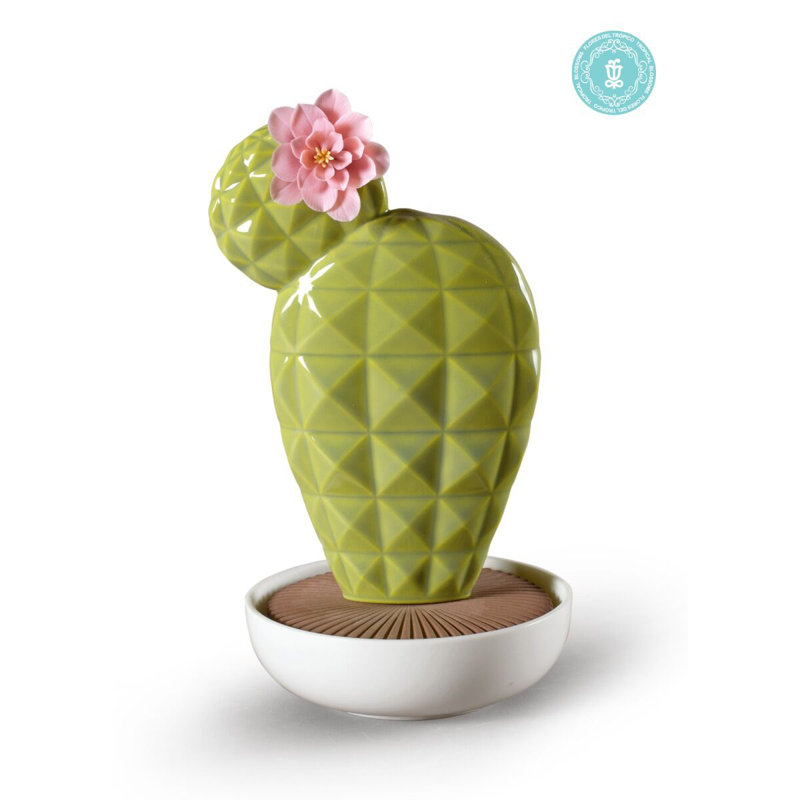 Opuntia Cactus Night Approaches, Tropical Blossoms