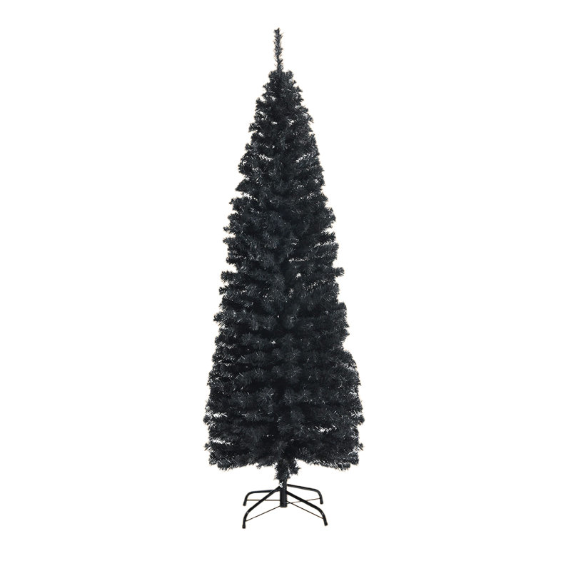 Sapin de Noël noir 72 po H
