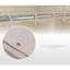 Rideau de douche avec crochets PEVA-859352183