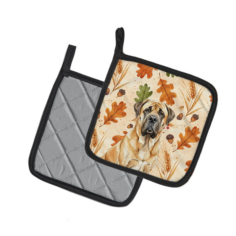 Paire de porte-casseroles Faw English Mastiff Heirloom Fall