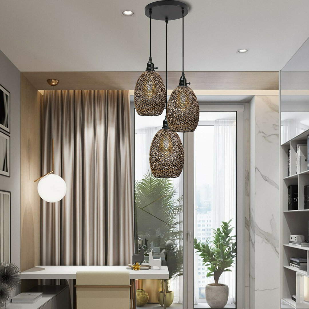 Barnerd 3 - Light Cluster Drum Pendant