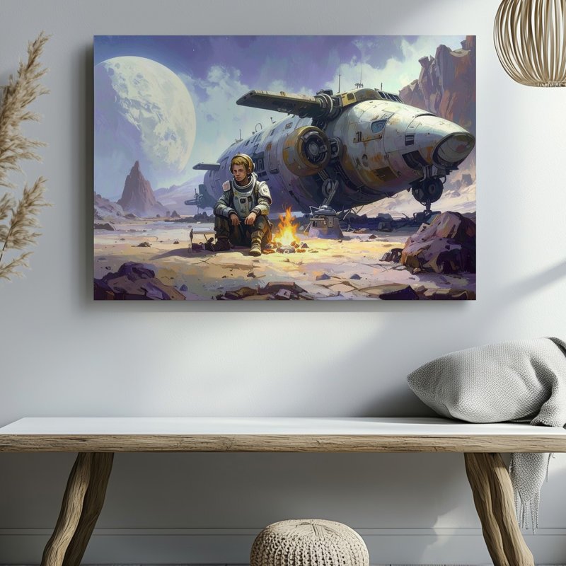 Art mural sur toile solitaire, H 18 po x l 24 po