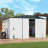 10 ft. W x 12 ft. D Metal Storage Shed-96123150