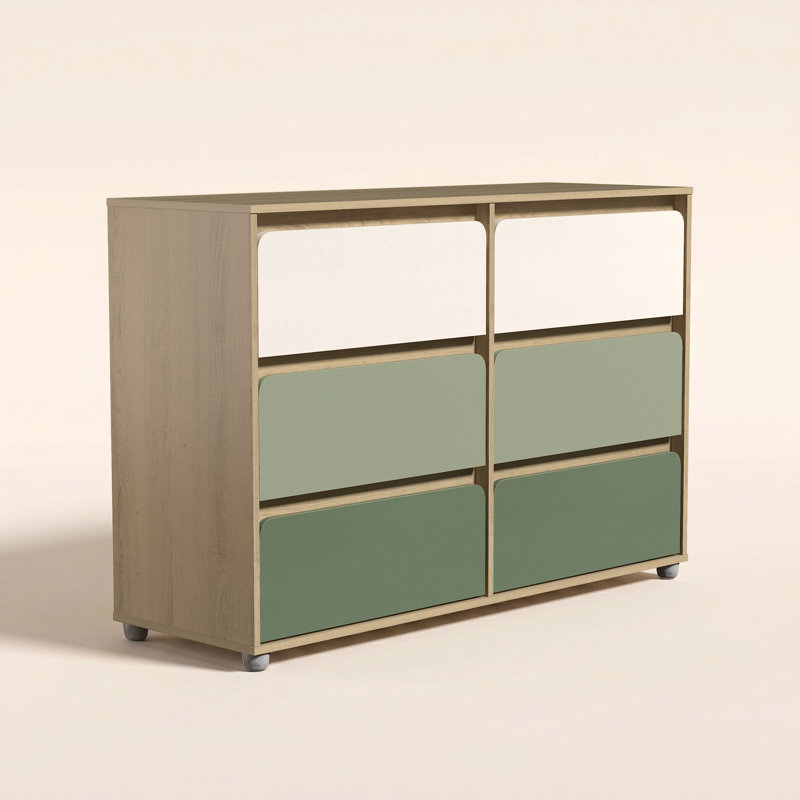Ensemble de chambre à coucher 2 pièces Costa Modern Contemporary, 2 Pcs: Nightstand; Chest