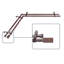 Ensemble de tringle à rideaux double et quincaillerie Anzalone-2049245890-2049246523