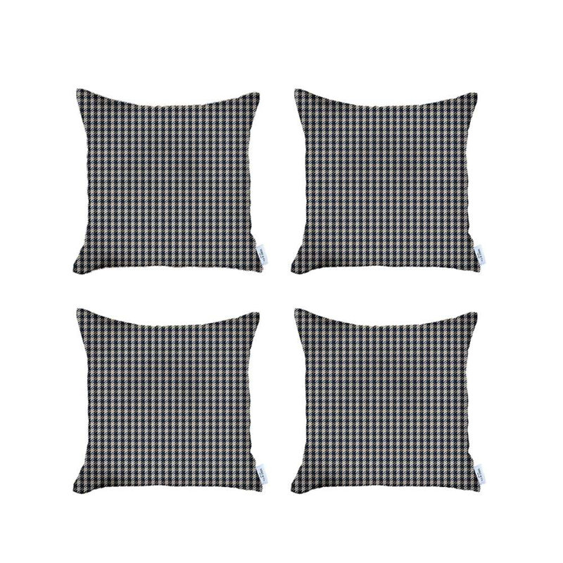 Housse de coussin carrée, Bleu