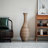 39" Tall Artificial Rattan Floor Vase - Versatile Home Accent For Dried Or Silk Floral Arrangements