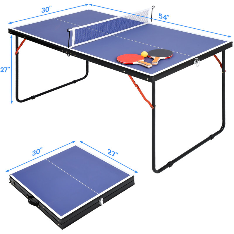Gaomon Foldable Table Tennis Table (Paddles Included)