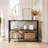 47.2" Console Table with Shelves