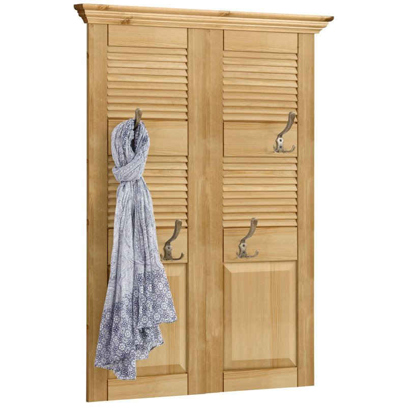 2 Doors with Hooks, Natural