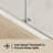 56"-60"W X 76"H Frameless Double Sliding Shower Door With 3/8" Tempered Glass-101033219