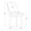 Chaise pivotante rembourrée en tissu-1864730504