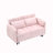 55" Two Seater Pull Out Sofa Bed, Adjustable Backrest With USB Ports, Two Side Pockets-1450892363