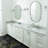 Kaitlee Modern Bathroom Vanity Wall Mirror | Stainless Steel Frame-243354300-243354296-262556378