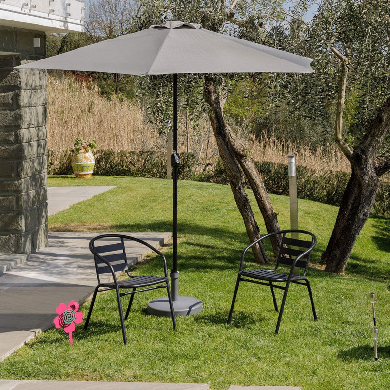 Deracy 236cm Parasol, Grey