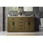 Meuble-lavabo double 60 po Ahner-2068009241