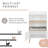 Becky 39" White Single Rest Cat Tree Bookshelf With Drawer