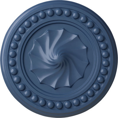 Endurathane Foster Shell Ceiling Medallion, 15 3/4"OD x 2"P (Fits Canopies up to 9 5/8"), Hand-Painted Americana Finish