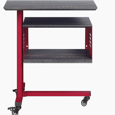 Ensemble de tables d'appoint et de tablettes rouges