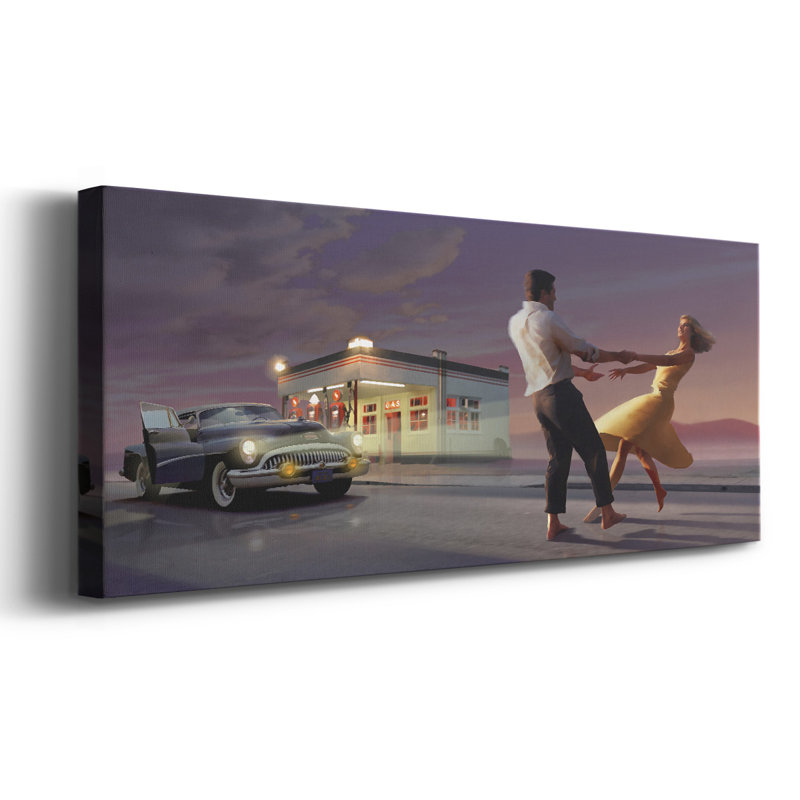 «Night Dance» sur toile, H 8 po x l 20 po x P 1,5 po