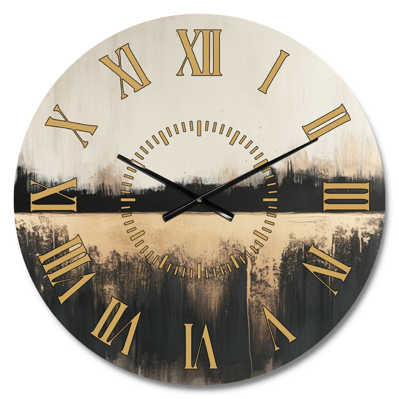 Bingaman I - Horloge murale Mid-Century, Petit