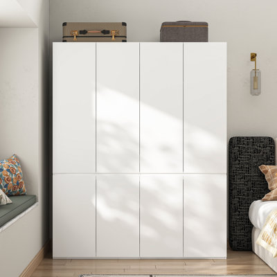 Modern Wardrobe With Hidden Storage Space by Latitude Run