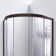 38'' W x 38'' D x 78'' H Semi-Frameless Round Shower Enclosure