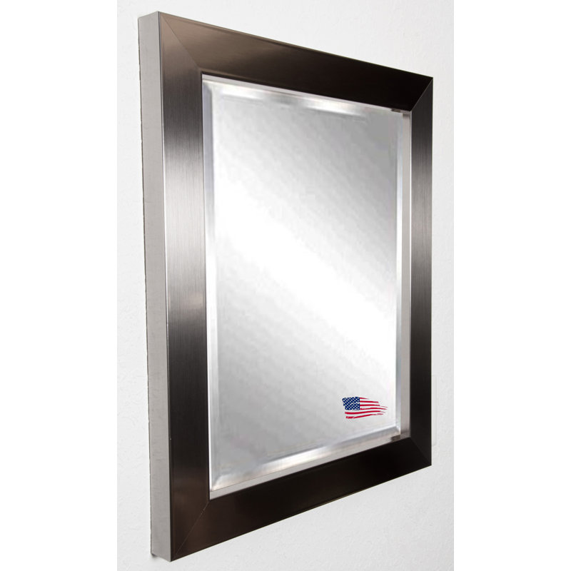Flat Wall Mirror, 34" H x 22" W