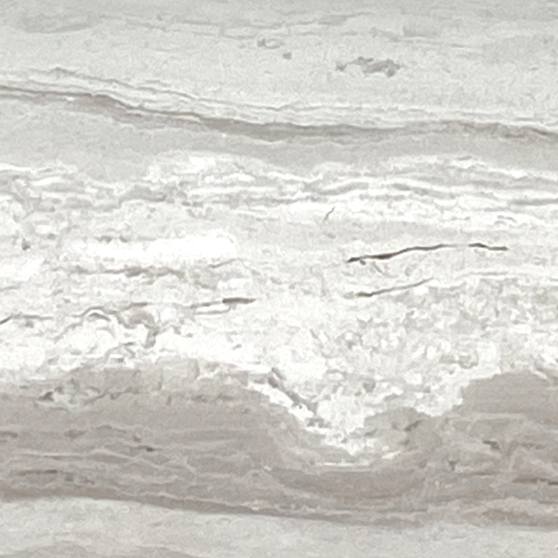 Wood Grain 12" x 1" Honed Marble Pencil Liner Tile Trim in Gray