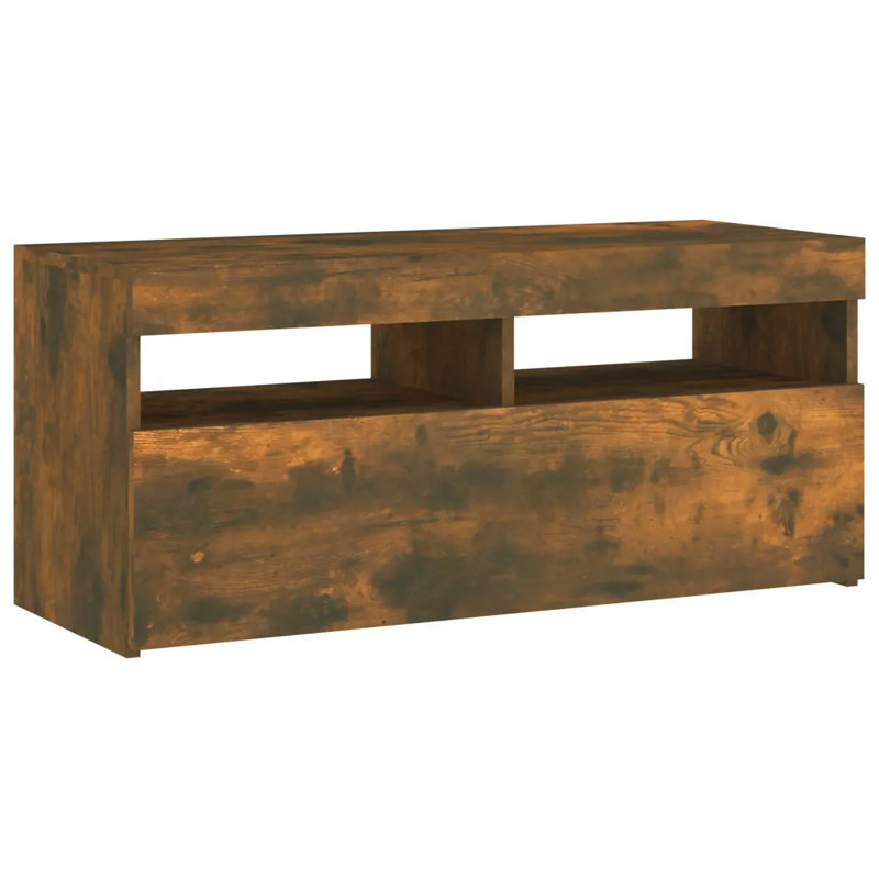 TV Stand for TVs up to 32", Smoked Oak