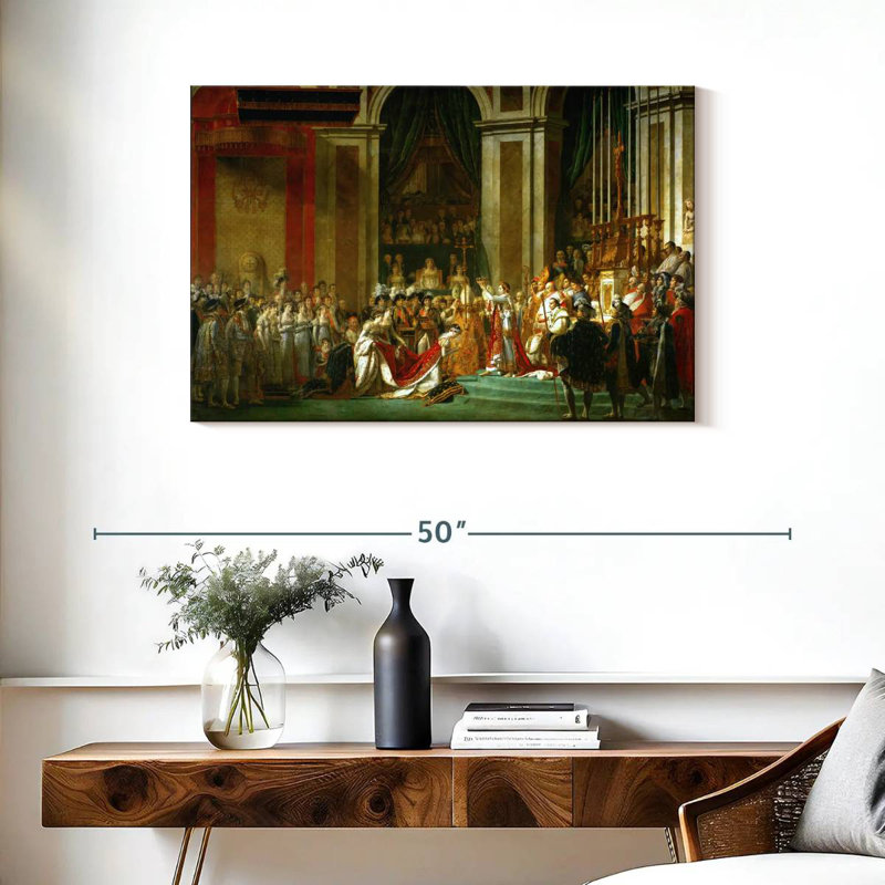 Keiri le couronnement de Napoléon, H 24 po x l 36 po