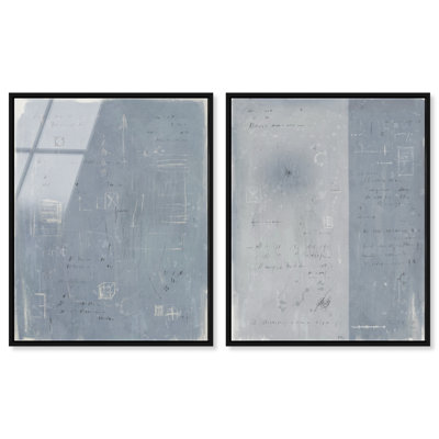Organized Thoughts Set High-Gloss Frameless Acrylic Glass Wall Art Abstract Print by Oliver Gal, Ready to Hang, 16 x 20