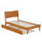Phoenix Wood Platform Bed with Trundle-891028858-891028861