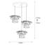 3 - Light Black Cluster Pendant