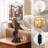 19" Small Rustic Cabin Bear Table Lamp