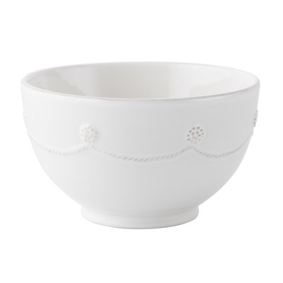 Berry & Thread Cereal Bowl - Whitewash