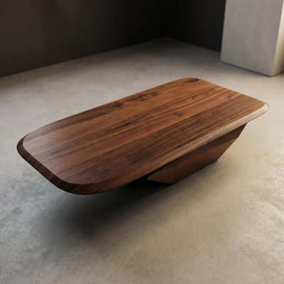 Modern Affordable Luxury Solid Walnut Coffee Tabl