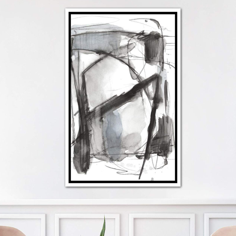 « busyy ii » par éthan harper-reproduction d’art, H 26 po x l 18 po x 1,5 po, Toile blanche encadrée