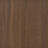Rodger Walnut 3-Shelf Cabinet Bookcase