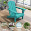 Chaise Adirondack pliable en PEHD Clitheroe-879102158