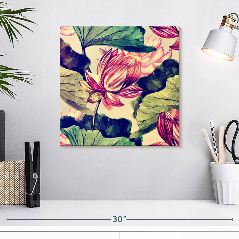 Harnek Waterlily Flower, 16" H x 16" W