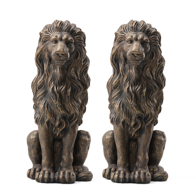 Statue de jardin animaux Balthasar Lions