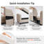 95" Upholstered L Shaped Sofa Modern Sectional-605288885