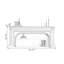 Foyer en bois massif beige et noir-117501190