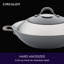 Circulon Elementum Hard Anodized Nonstick Wok with Side Handles and Lid, 14 Inch