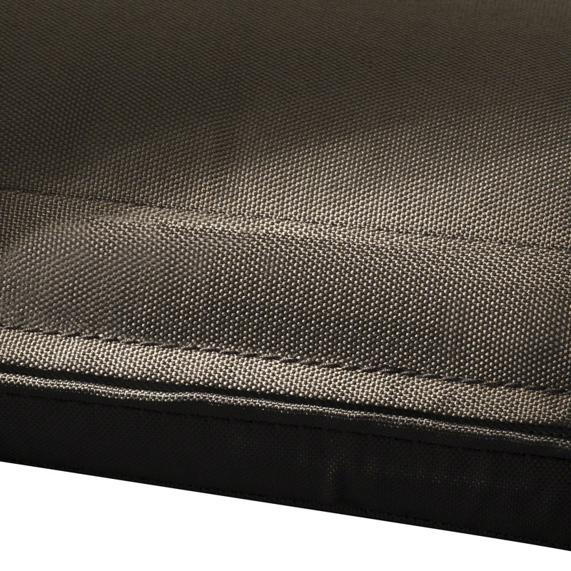 Coussins de banc / causeuse d'extérieur, L 42 po x P 18 po, Taupe foncé