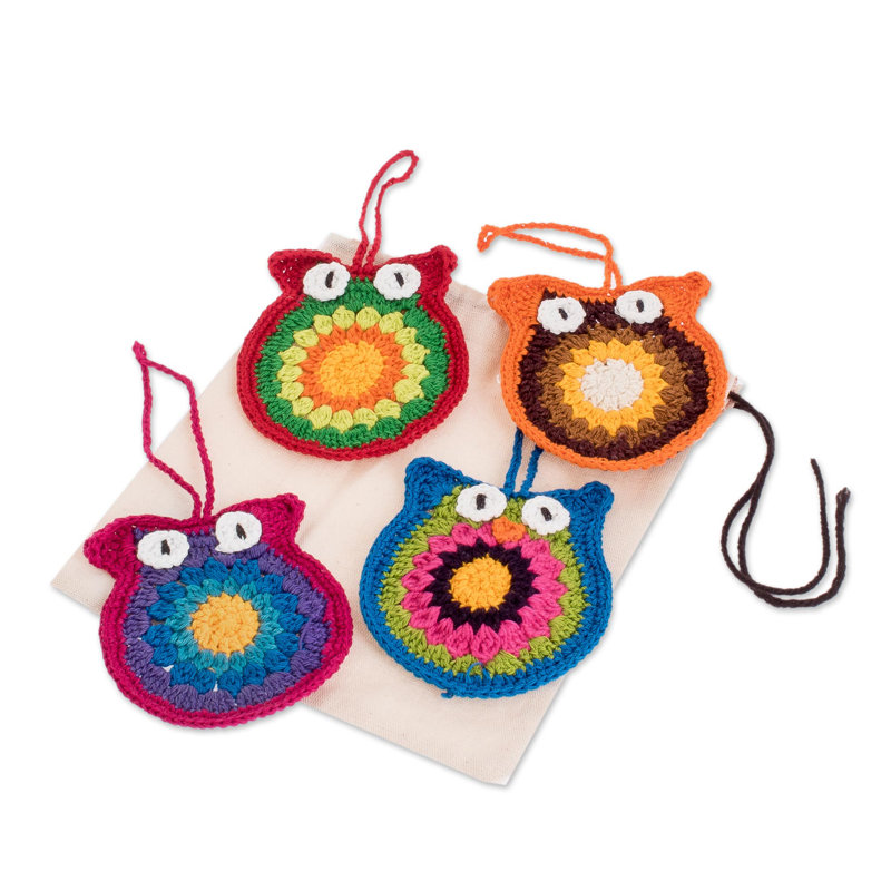 3.5'' Handmade Acrylic Animals Holiday Shaped Ornament