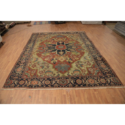 Pre-1900 Antique Traditional Large Rug 11x13