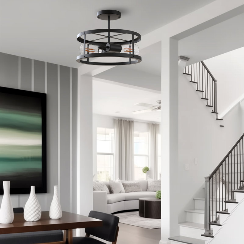 Thanos Semi Flush Mount