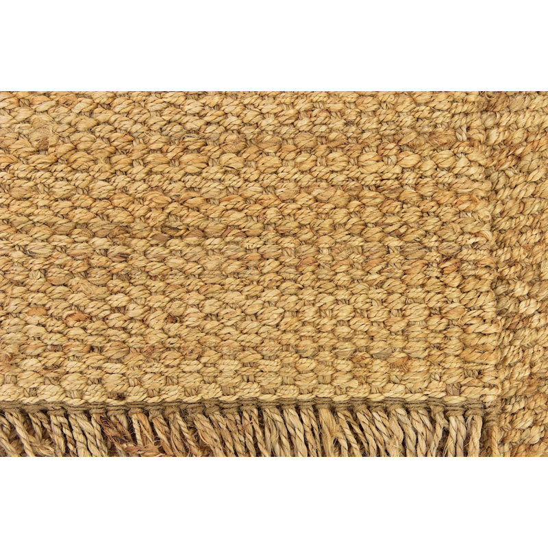 Tapis brun clair tressé à la main Jolie Southwestern, Rectangle 9 pi x 12 pi